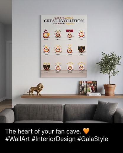 Galatasaray Fan Bild über dem Sofa