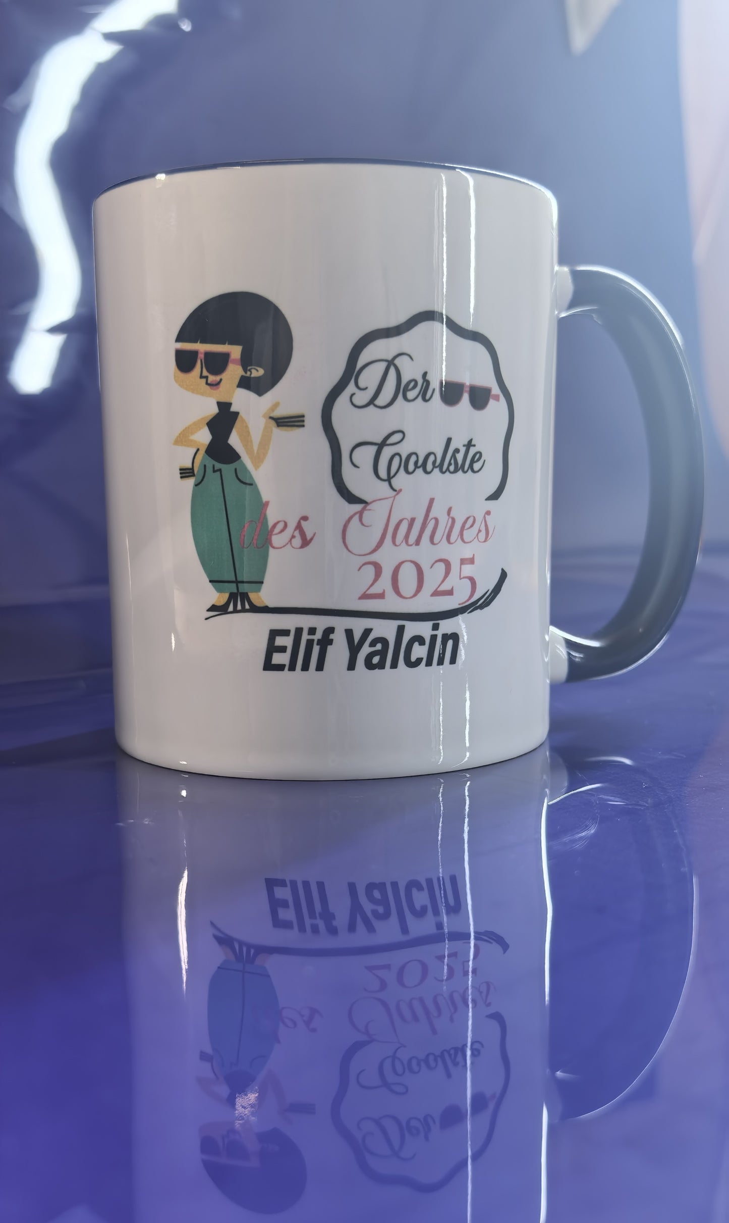 Personalisierte Tasse „Der Coolste des Jahres 2025“ – Geschenk mit Namen