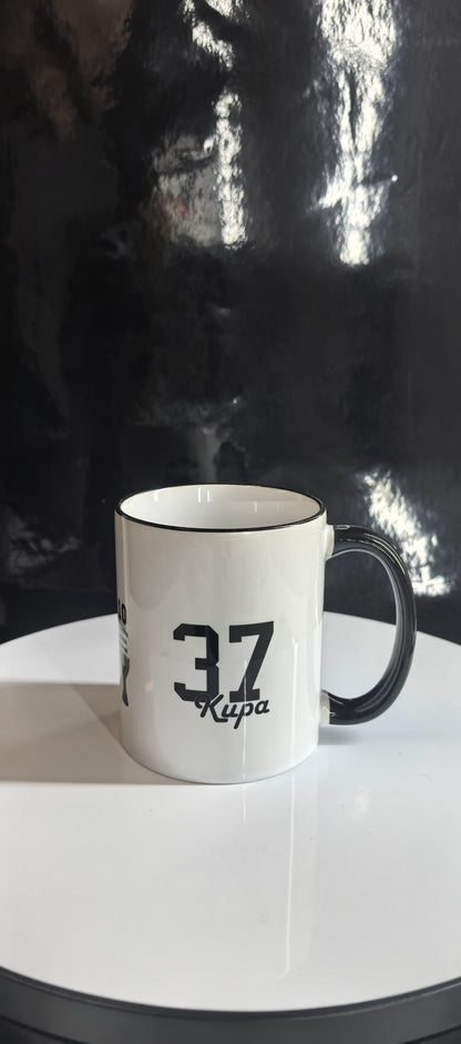 Beşiktaş Tasse 37 Kupa Design | Fanartikel mit Vereinslogo & Pokalstatistik | Geschenk für BJK Fans