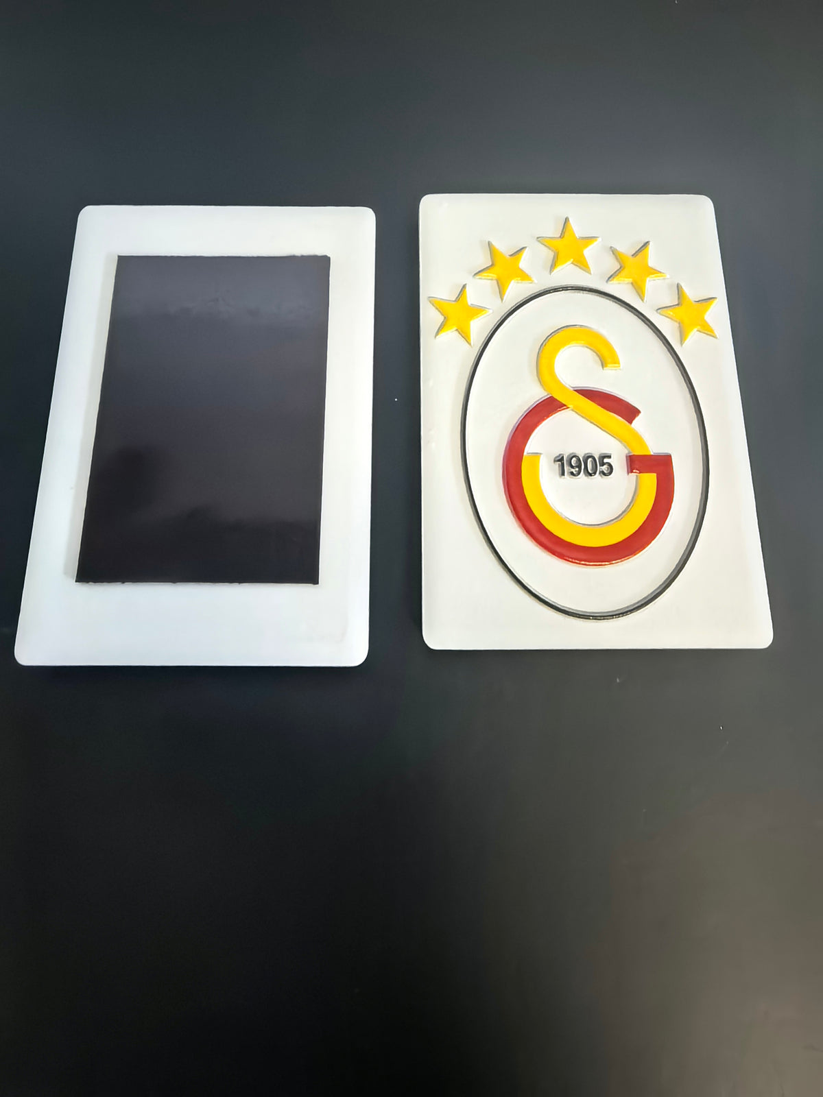 Keramik-Kühlschrankmagnet Gs mit UV-3D-Druck, Detailansicht