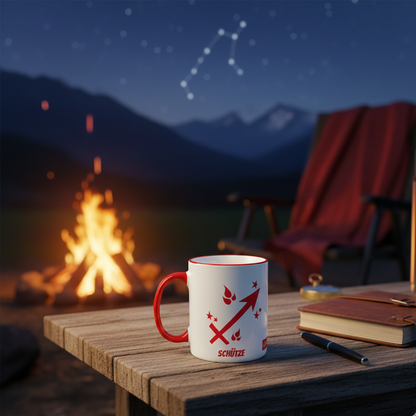 Entfache dein inneres Feuer – Die exklusive Schütze-Tasse für Abenteurer!