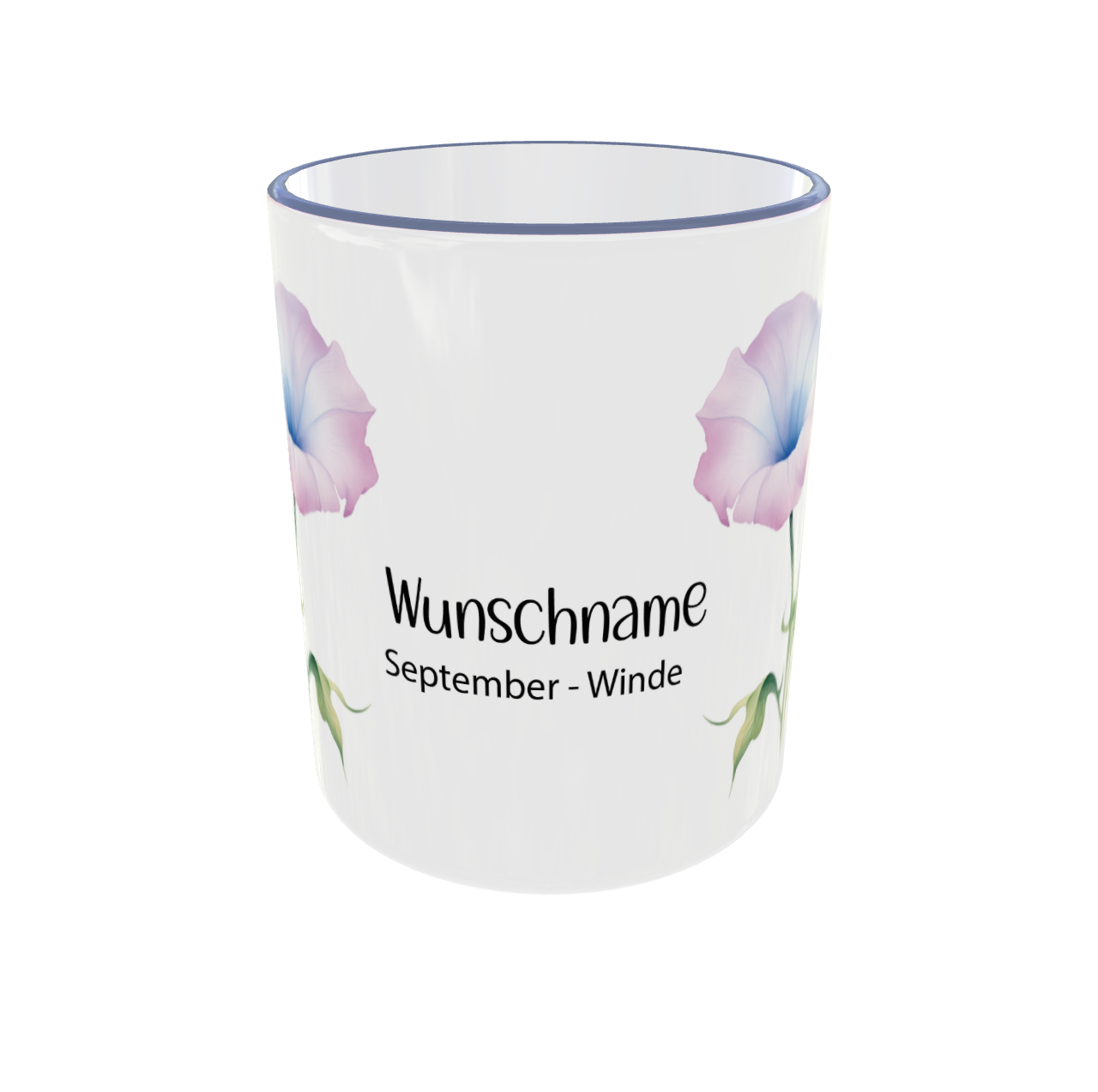 Personalisierte Winde Tasse für September Geburtstag