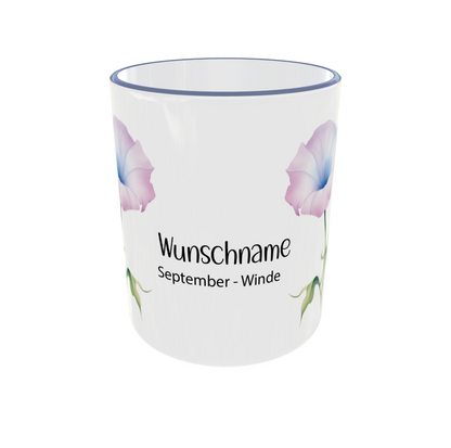 Personalisierte Winde Tasse für September Geburtstag