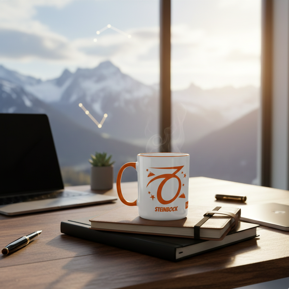 Strukturiert, ausdauernd und zielstrebig: Diese Tasse ist das perfekte Statement für alle, die zwischen dem 22. Dezember und 20. Januar geboren sind