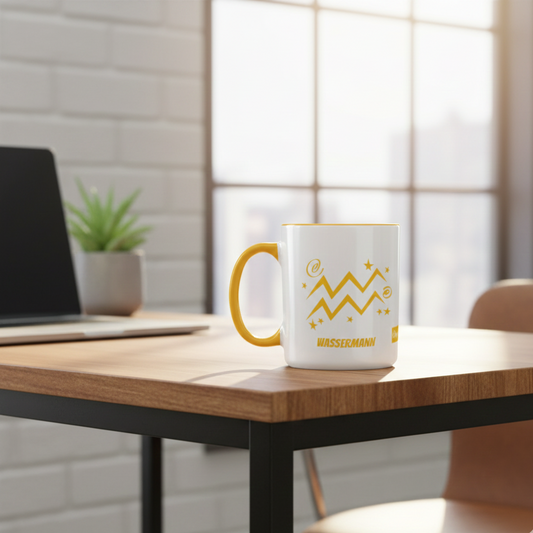 Entdecken Sie die Steinbock Sternzeichen-Tasse in Gold-Optik. Mit Sternbild & Charaktereigenschaften.