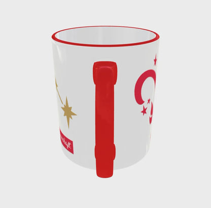 Sternzeichen-Becher: Widder Design mit Gold-Akzenten & Sternbild