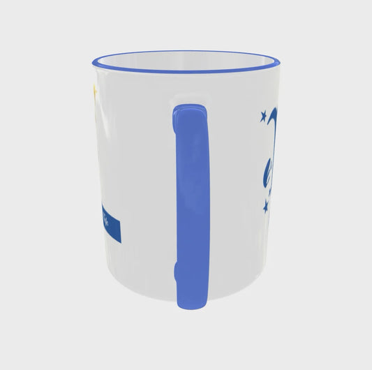 Scorpio Zodiac Mug – Skorpion Sternzeichen Becher in Blau – Hochwertiges Geschenk für Astrologie-Liebhaber