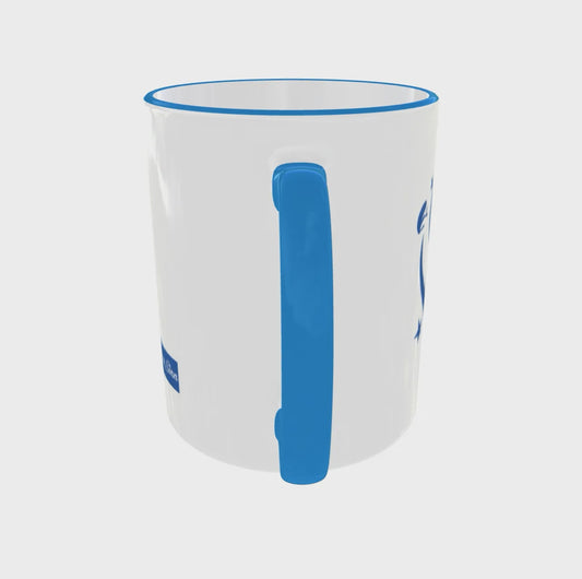 Sternzeichen Tasse Krebs (Cancer) – Elegantes Design mit Sternbild & Eigenschaften – Keramiktasse mit Blauen Akzenten