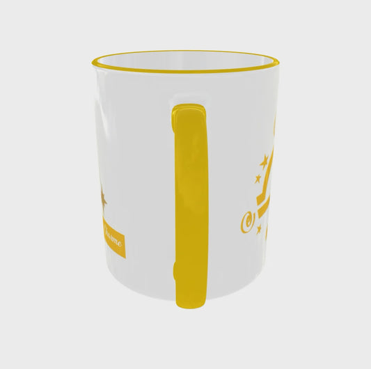 Sternzeichen Tasse Waage – Edles Gold-Design mit Konstellation & Charaktereigenschaften – 330ml