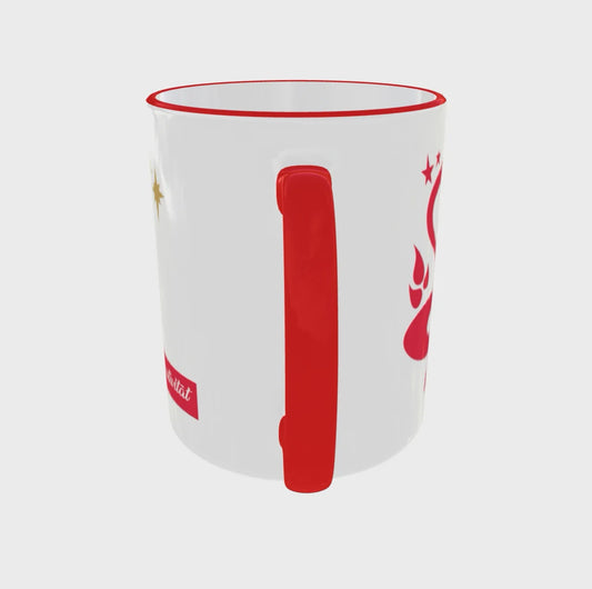 Sternzeichen Tasse Löwe / Leo – Edles Design in Rot & Gold mit Charakter-Eigenschaften