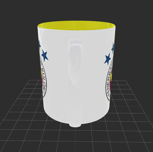 Fenerbahçe Fan Tasse – Offizielles FB Logo mit 5 Sternen und 1907, Trinkbecher, Fanartikel, Fenerbahce SK , FB, Geschenk