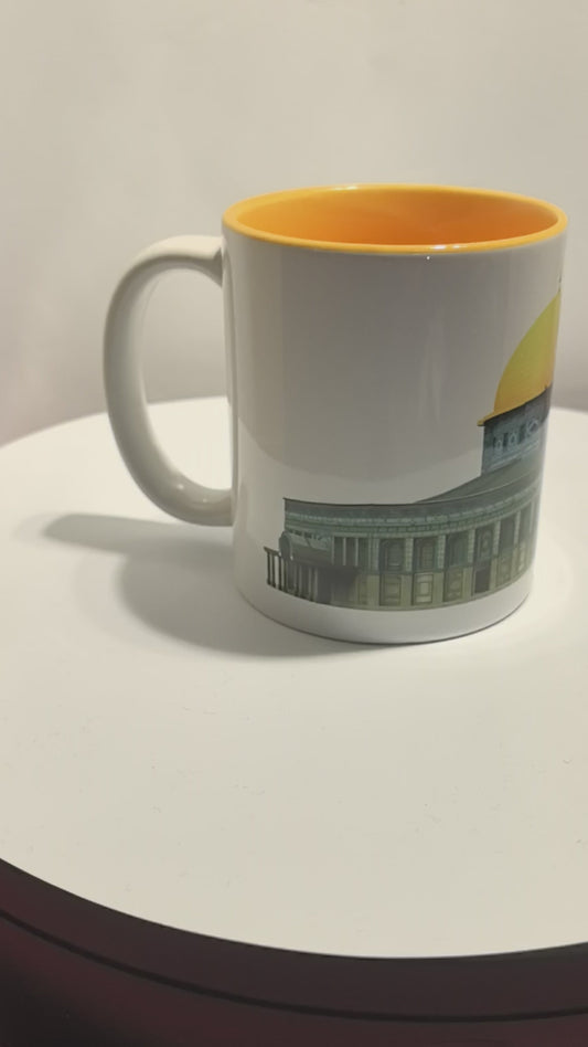„Mescid-i Aksa Tasse – islamisches Geschenk mit Jerusalem-Motiv“